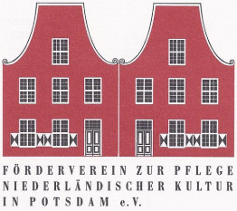 Logo des Vereins, schematische Wiedergabe typischer Häuser im holländischen Viertel
